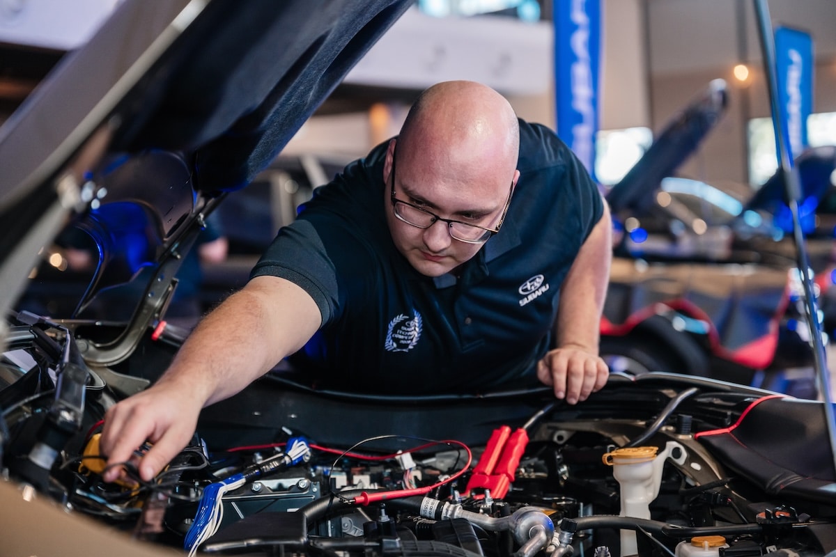 Technician Daniel Bostock crowned Subaru Australia Technical Competition champion
